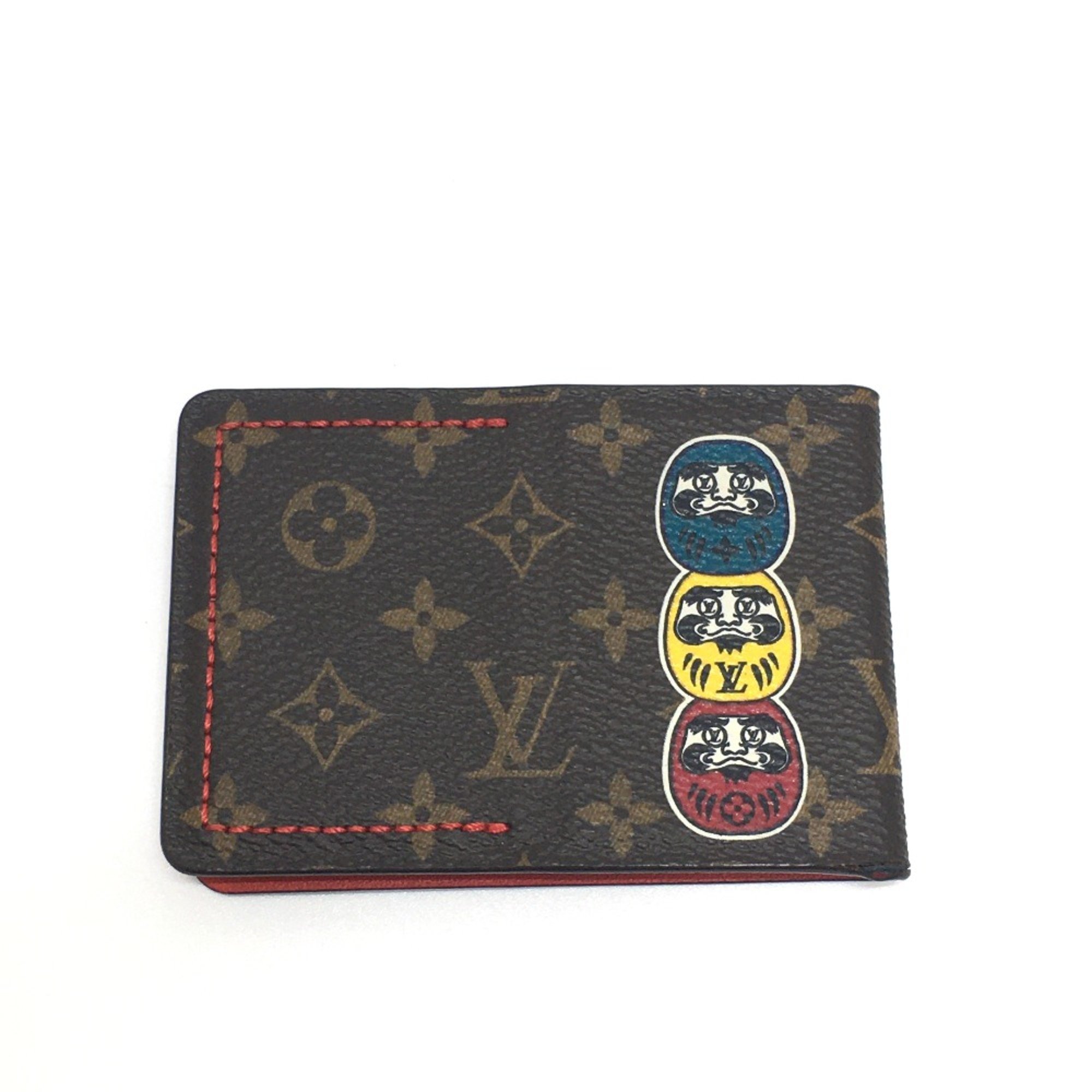 Louis Vuitton GI0235 Monogram Bodhidharma Kabuki compact mirror mirror Brown