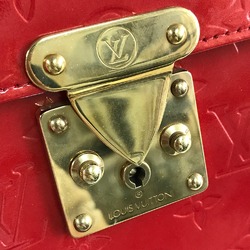 Louis Vuitton M91135 MonogramVernis bag mini bag Hand Bag Rouge Red