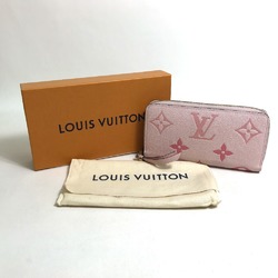 Louis Vuitton M80403 MonogramEmpreinte Zippy Wallet Long Wallet Buton de Rose pink