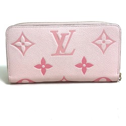 Louis Vuitton M80403 MonogramEmpreinte Zippy Wallet Long Wallet Buton de Rose pink