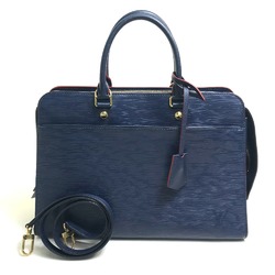 Louis Vuitton M54150 Epi Bag 2WAY Hand Bag Indigo Navy x Red