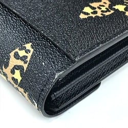 Louis Vuitton M67875 Monogram jungle Two fold Long Wallet Black