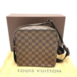 Louis Vuitton N41442 Damier Bag Pochette Shoulder Bag Ebene Brown