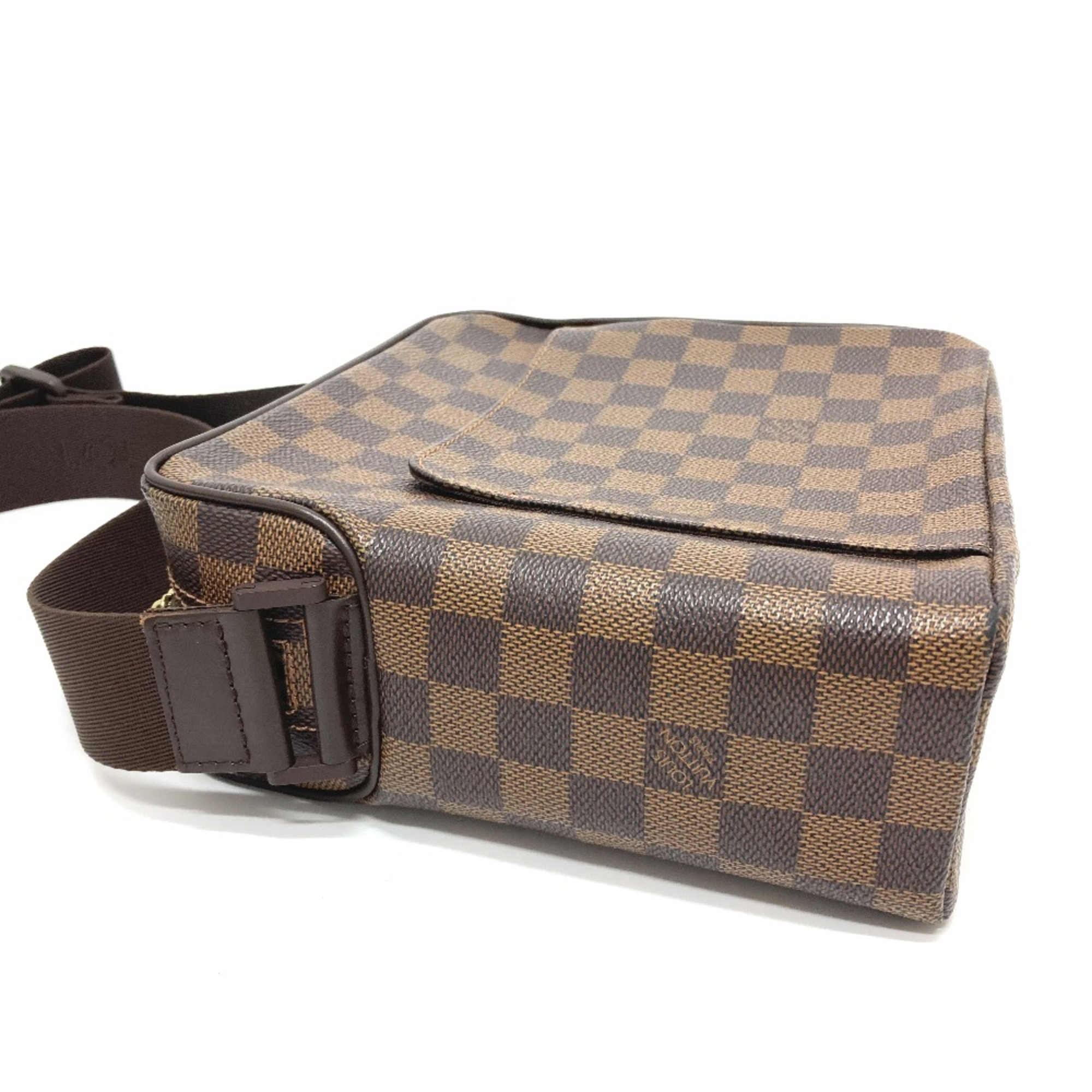 Louis Vuitton N41442 Damier Bag Pochette Shoulder Bag Ebene Brown