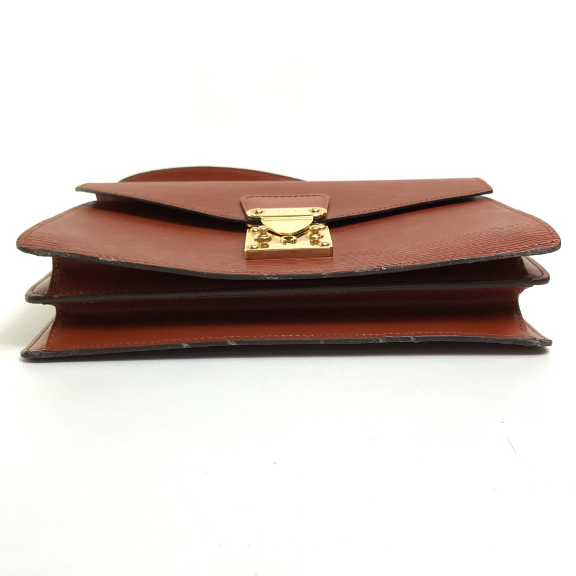 Louis Vuitton M52133 Epi bag business bag Hand Bag Brown