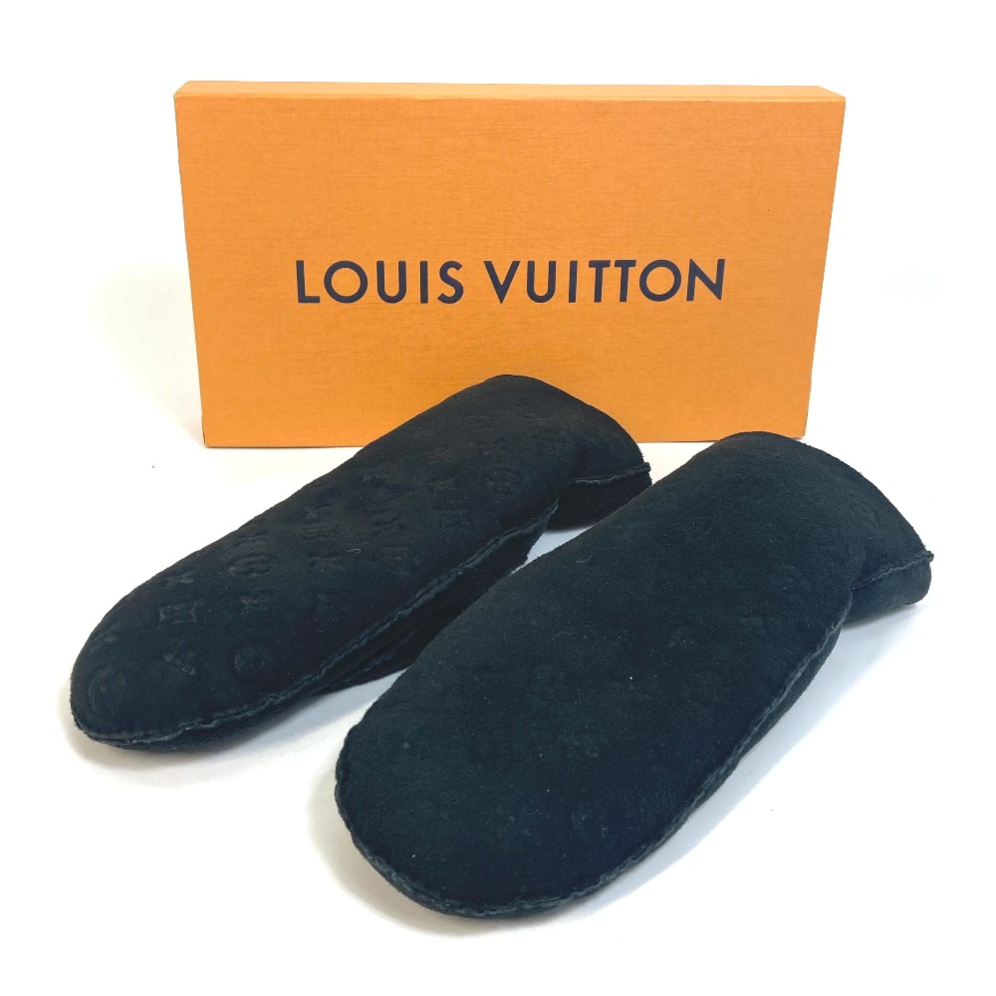 Louis Vuitton M76454 Monogram Gloves mittens Glove Black