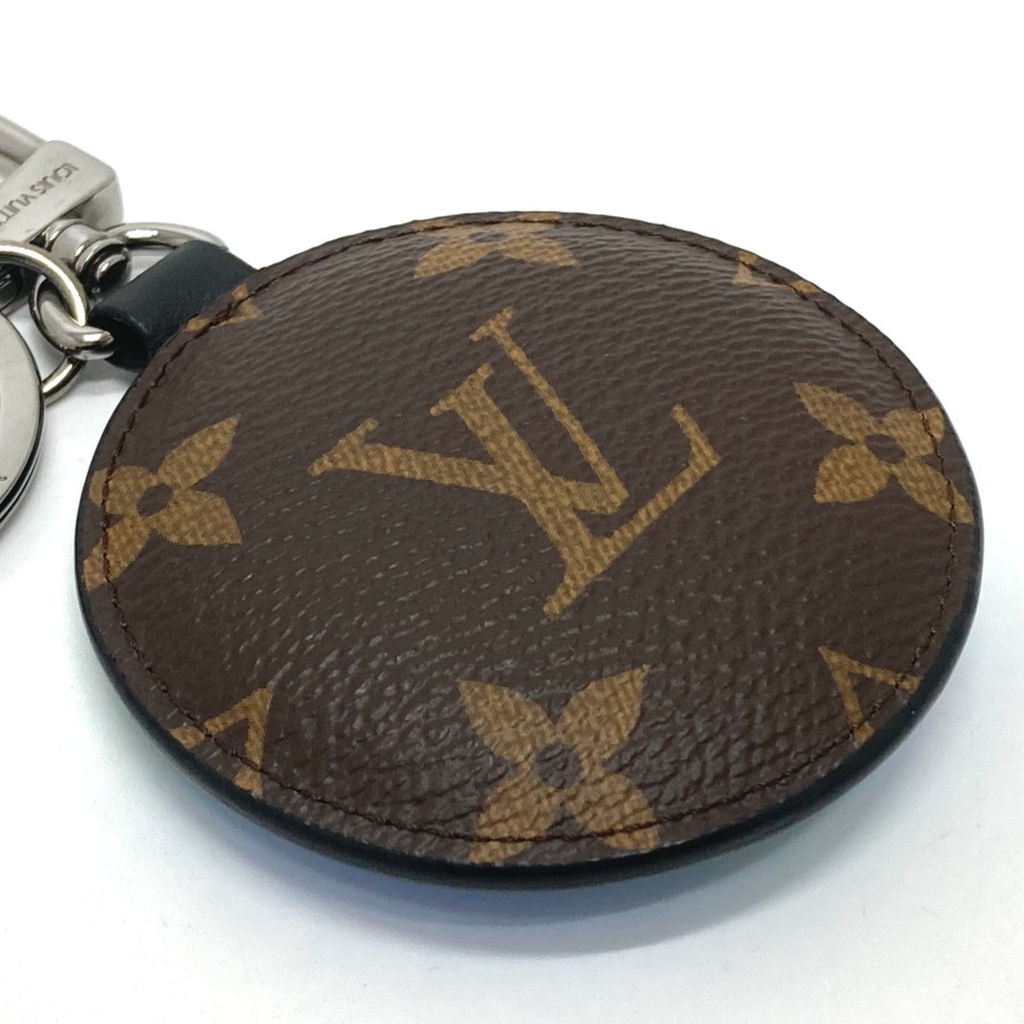 Louis Vuitton M68307 Monogram charm Key Holder Brown x blue