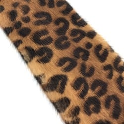 Louis Vuitton M72245 Leopard leopard print leopard Fertipet Scarf Brown x pink