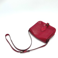 Louis Vuitton M52247 Epi Bag Pochette one shoulder Shoulder Bag Castilian red Red