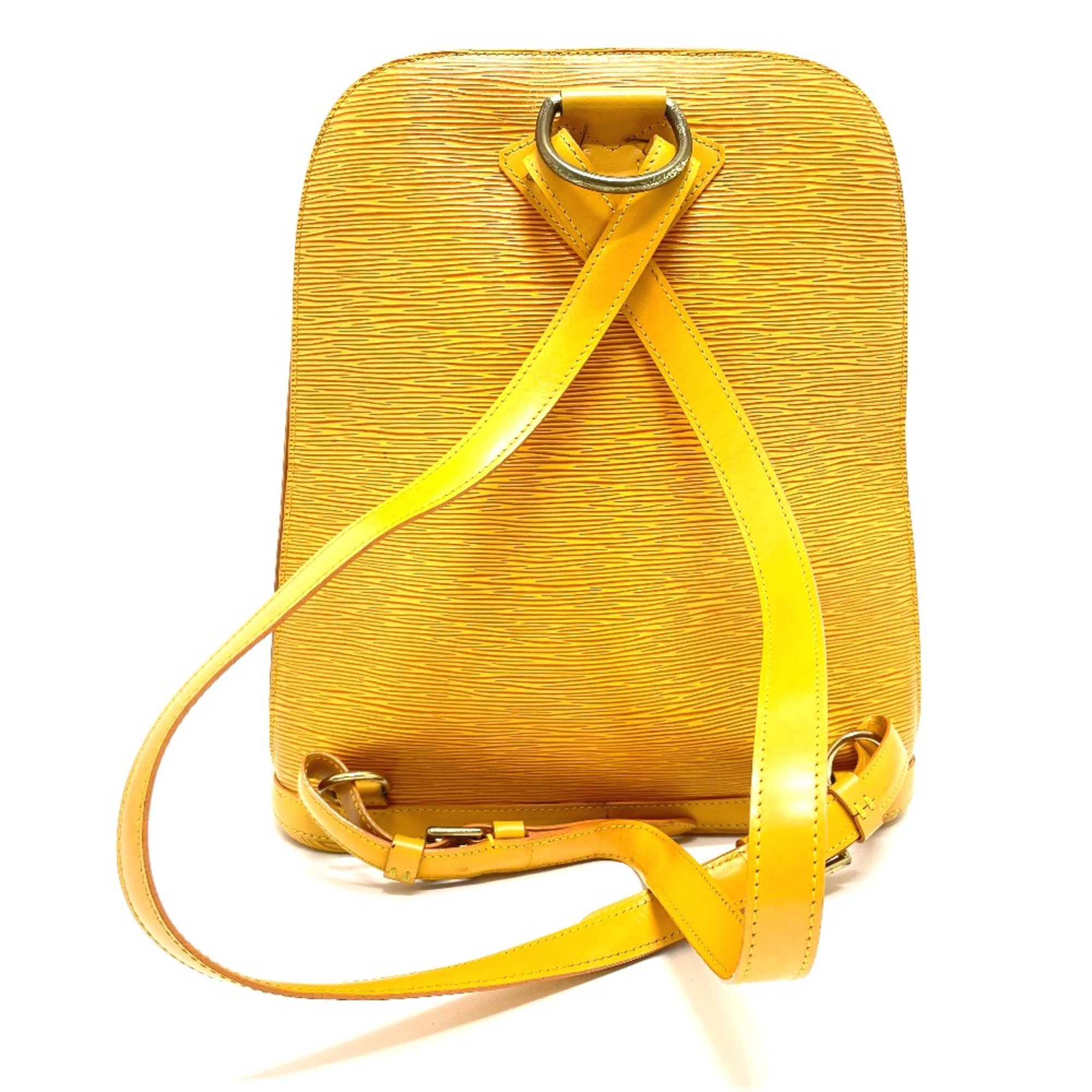 Louis Vuitton M52299 Epi Backpack Backpack Tassiri Yellow yellow