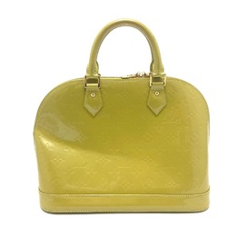 Louis Vuitton M91615 MonogramVernis Bag Tote Bag Hand Bag Veil amplession Yellow Green Based