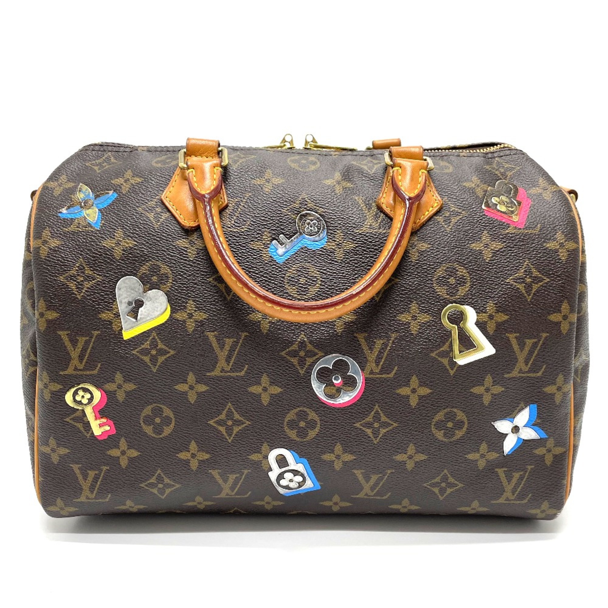 Louis Vuitton M44365 Monogram love lock 2WAY Shoulder Bag Hand Bag Brown