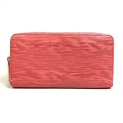 Louis Vuitton M60663 Epi Zip Around Long Wallet Corail pink