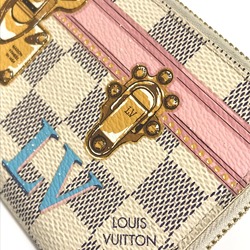 Louis Vuitton N60109 Damier Azul Portefeuille Clemence Long Wallet White