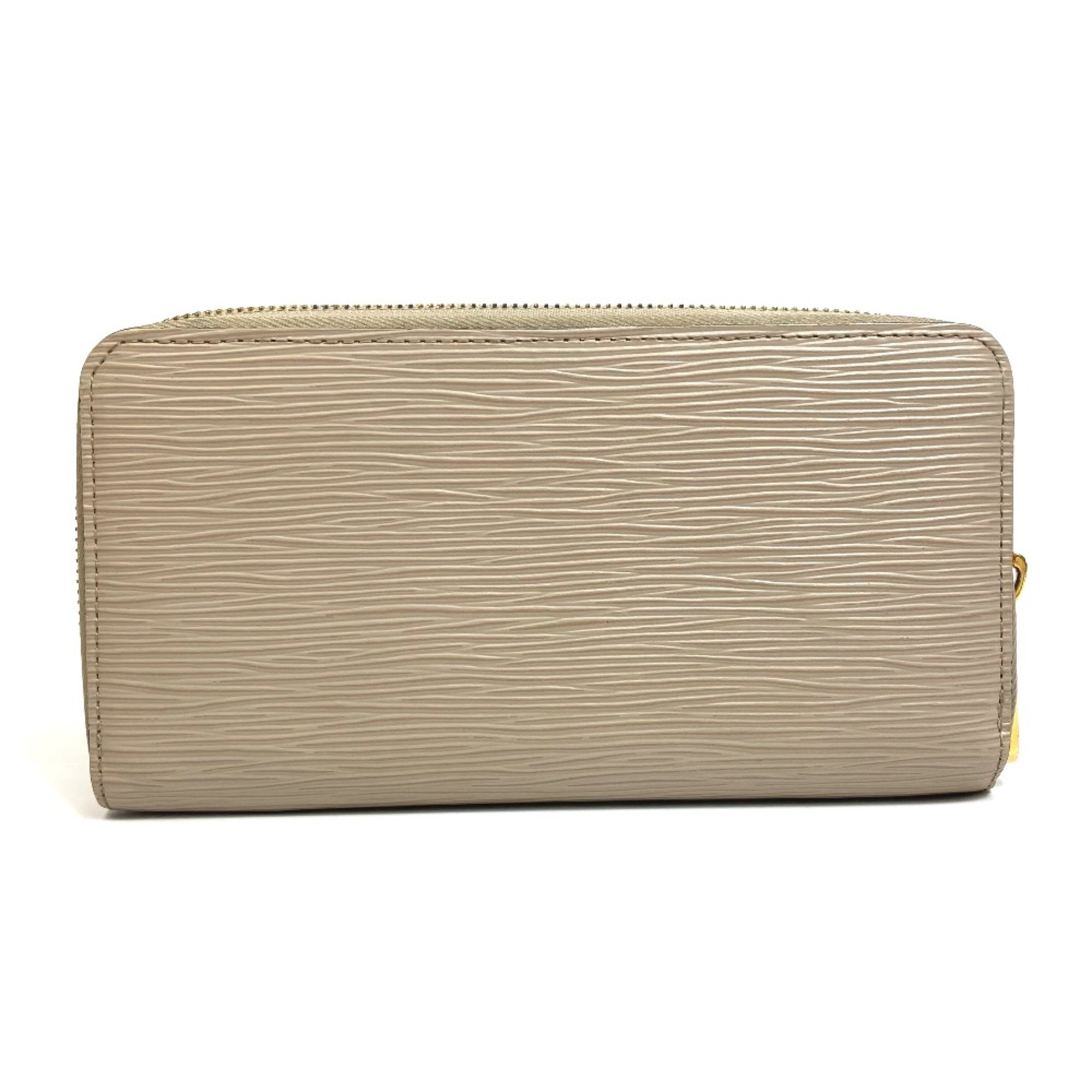 Louis Vuitton M67805 Epi Zip Around Long Wallet Galet Beige