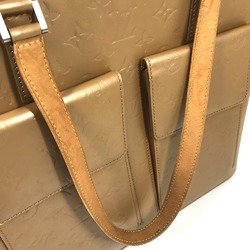 Louis Vuitton M55107 Monogram mat Shoulder Tote Bag Beige