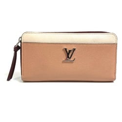 Louis Vuitton M67540 Long Wallet Rose Soie Quartz Orange BeigeBased