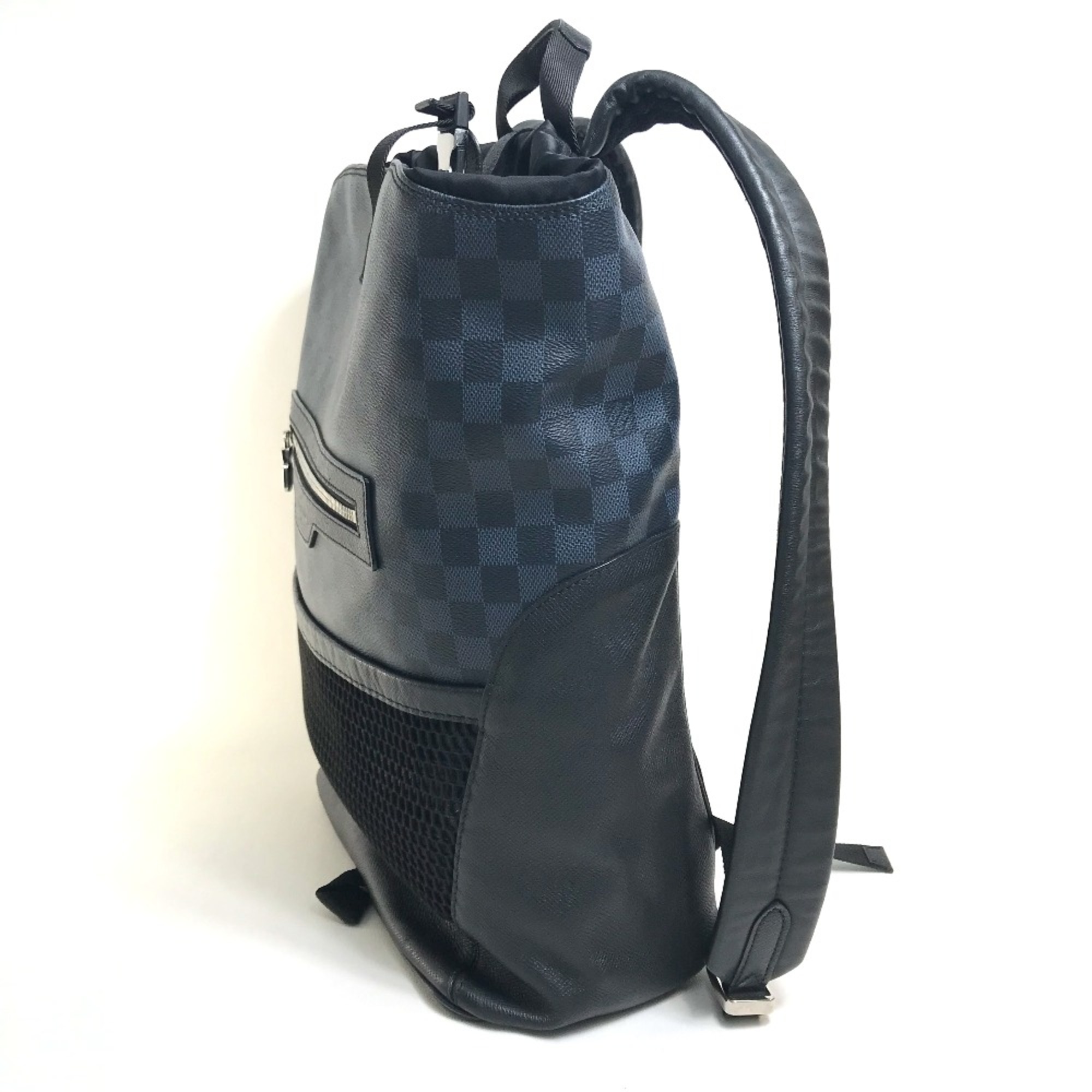 Louis Vuitton N40009 Damier cobalt Backpack Backpack Navy x Black