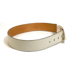 Louis Vuitton Epi Thick belt belt White