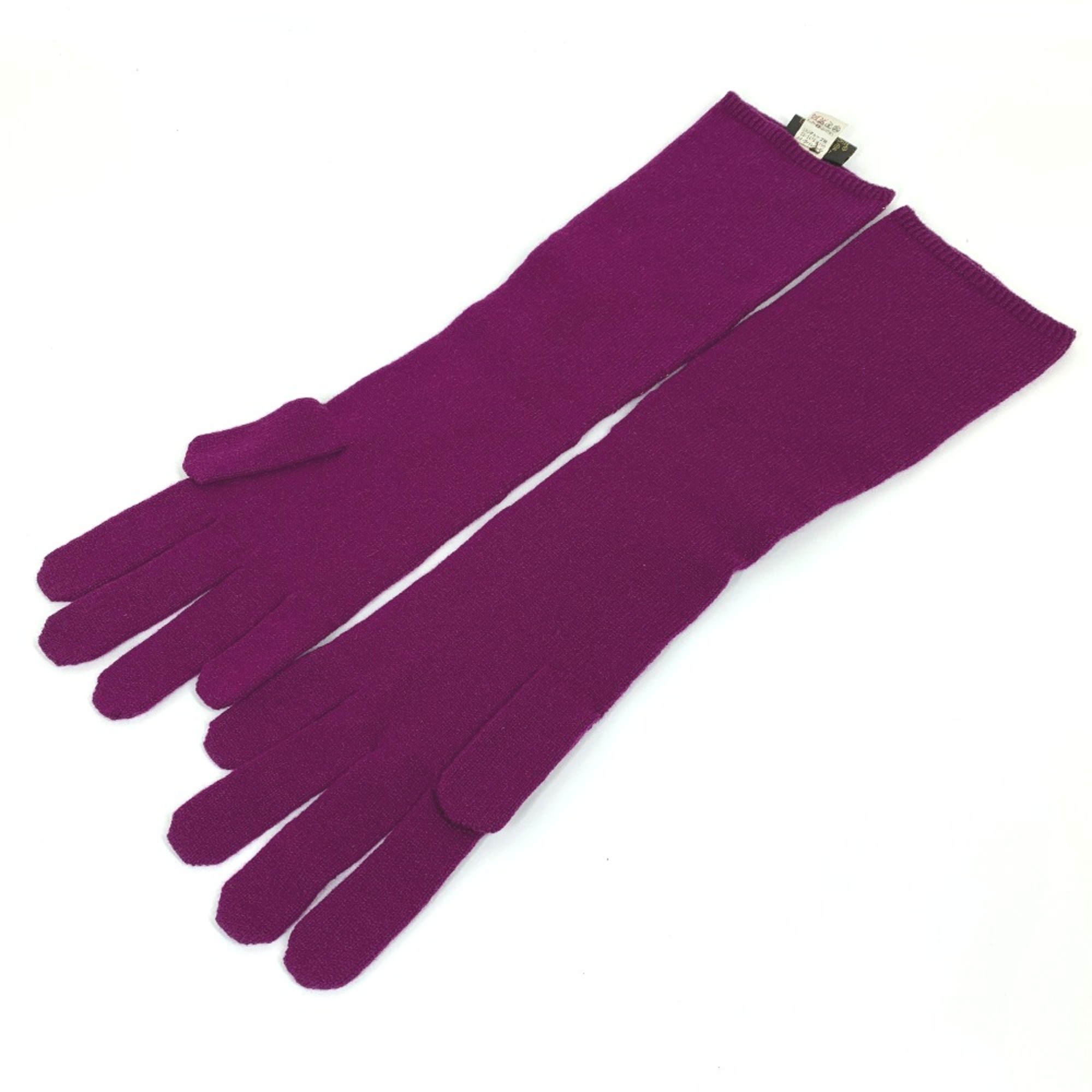 Louis Vuitton 410477 long gloves purple Gold