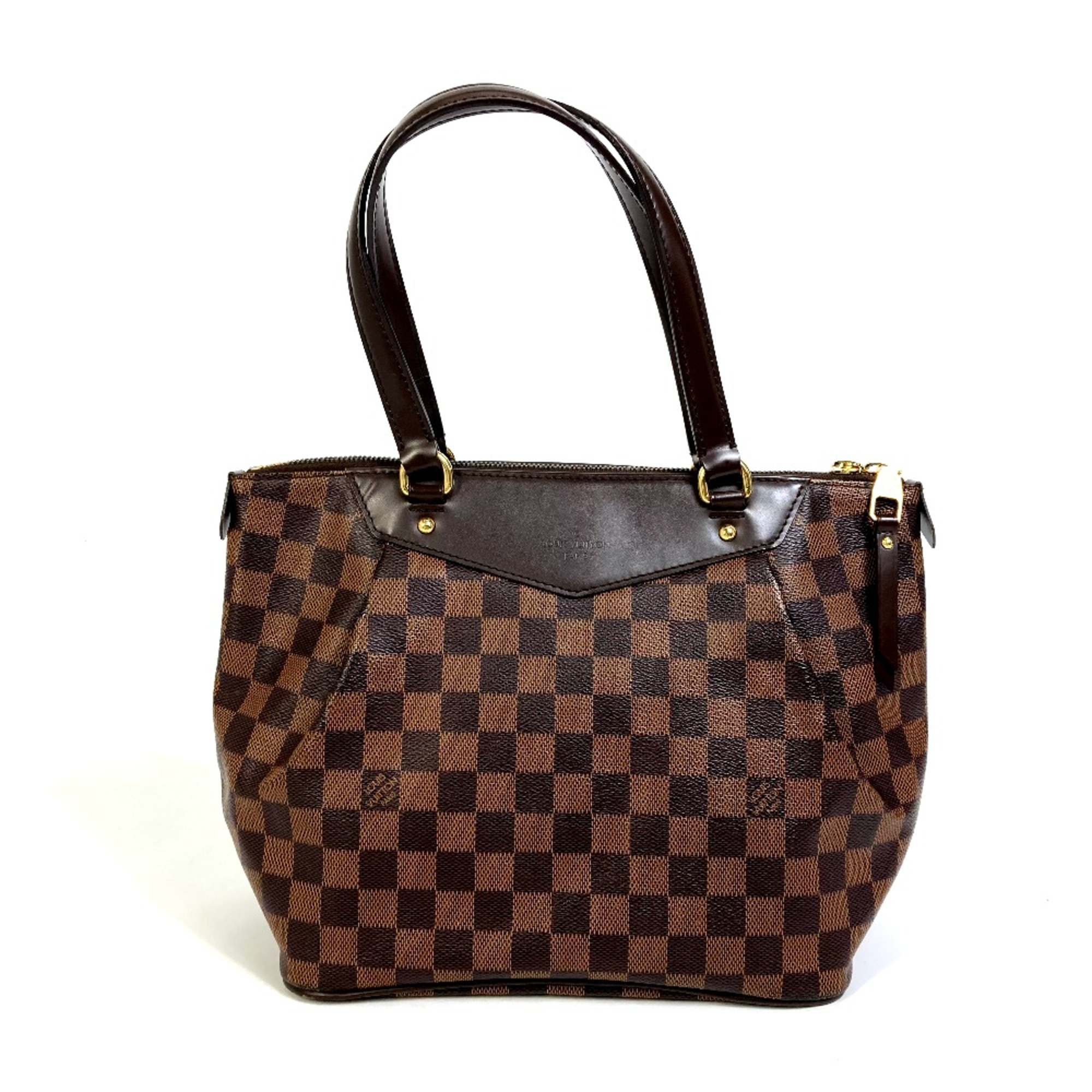 Louis Vuitton N41102 Damier Bag Tote Bag Ebene Brown GoldHardware