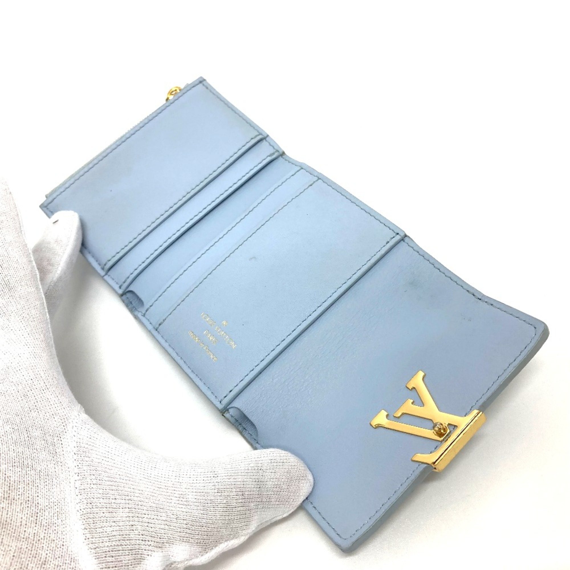 Louis Vuitton M69061 Japan limited Compact wallet Trifold wallet Blue Orump