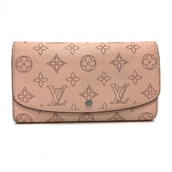 Louis Vuitton M60145 MonogramMahina Two fold Long Wallet Magnolia pink