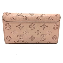 Louis Vuitton M60145 MonogramMahina Two fold Long Wallet Magnolia pink