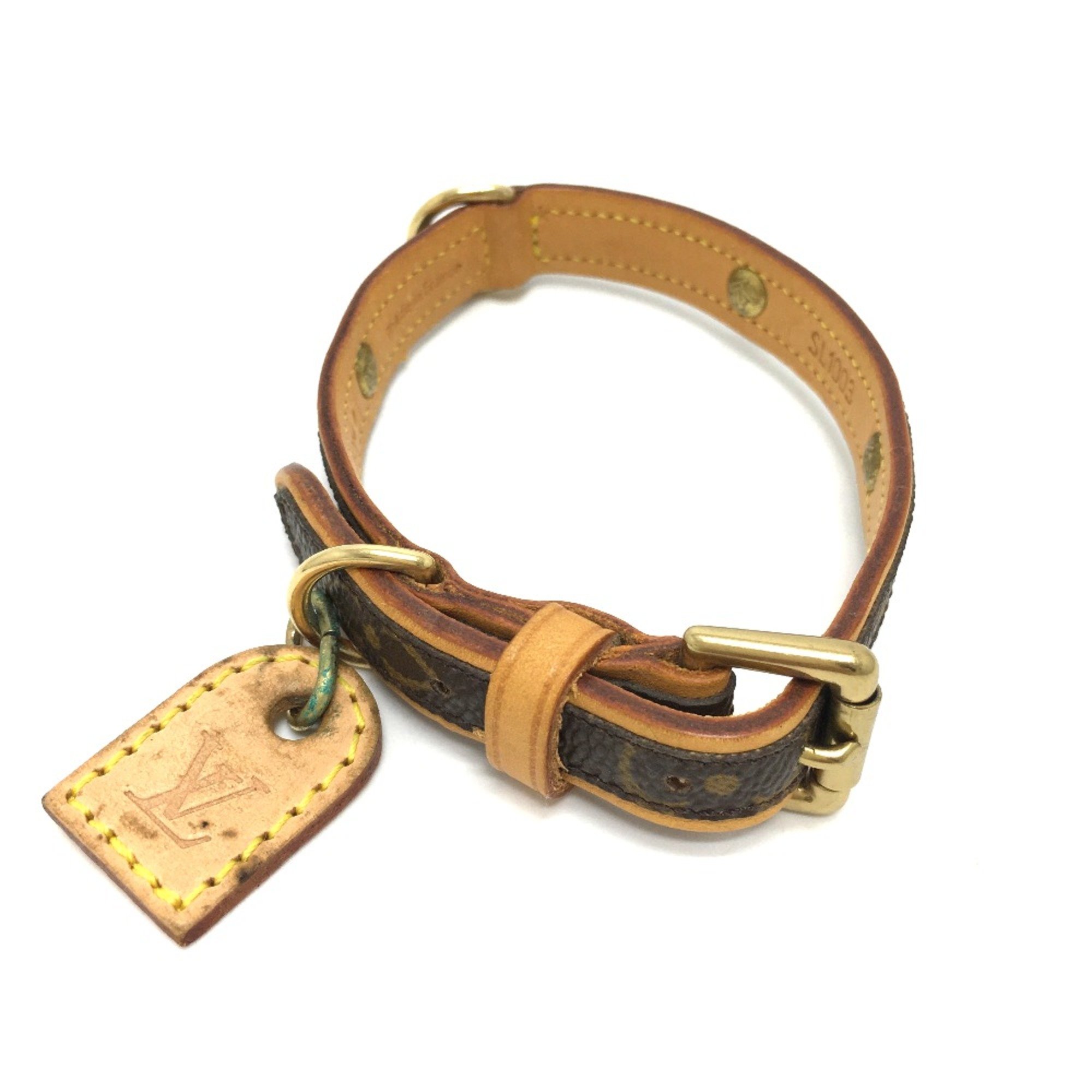 Louis Vuitton M58071 Monogram for dogs/pets Collar Brown