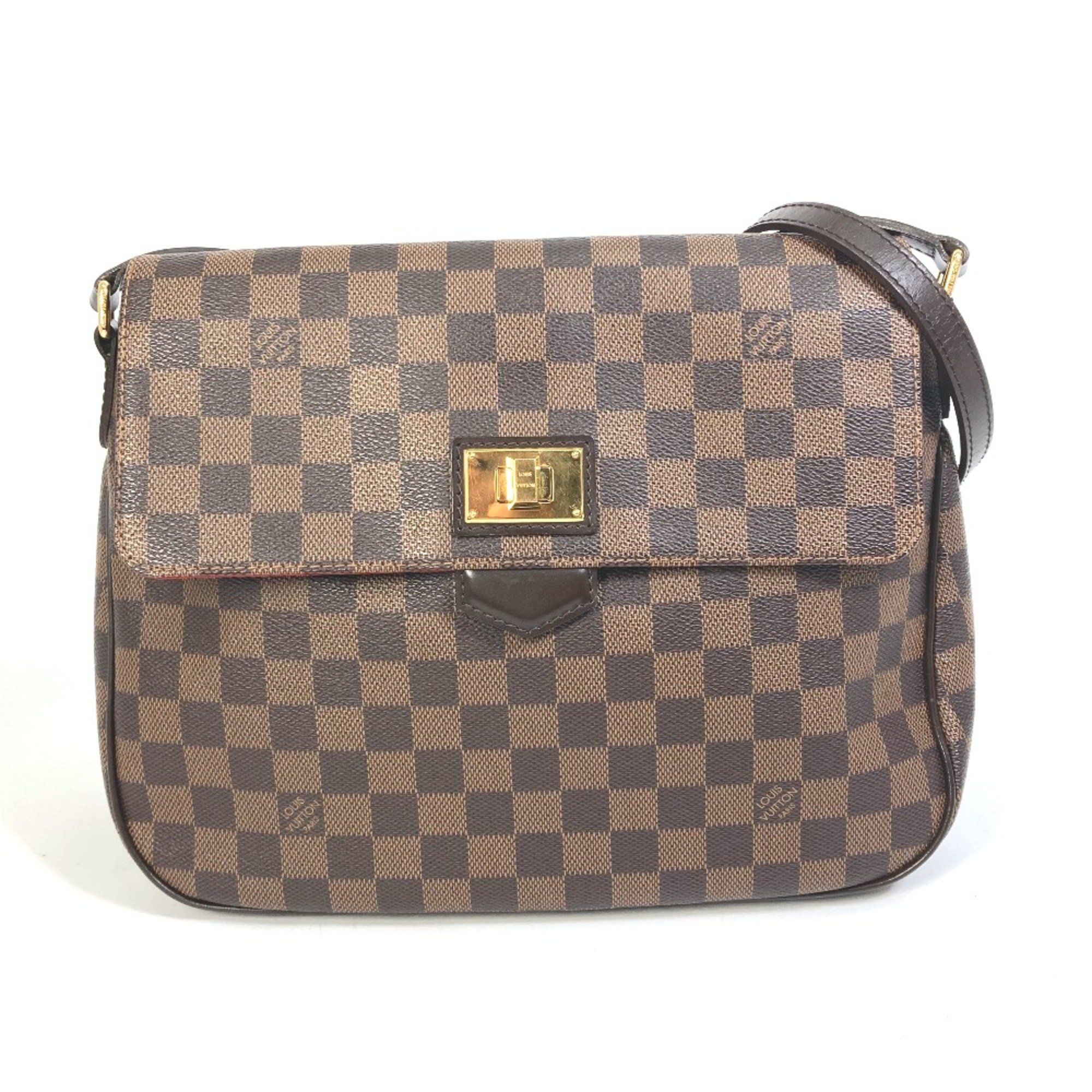 Louis Vuitton N41178 Damier Bag Shoulder Bag Brown GoldHardware