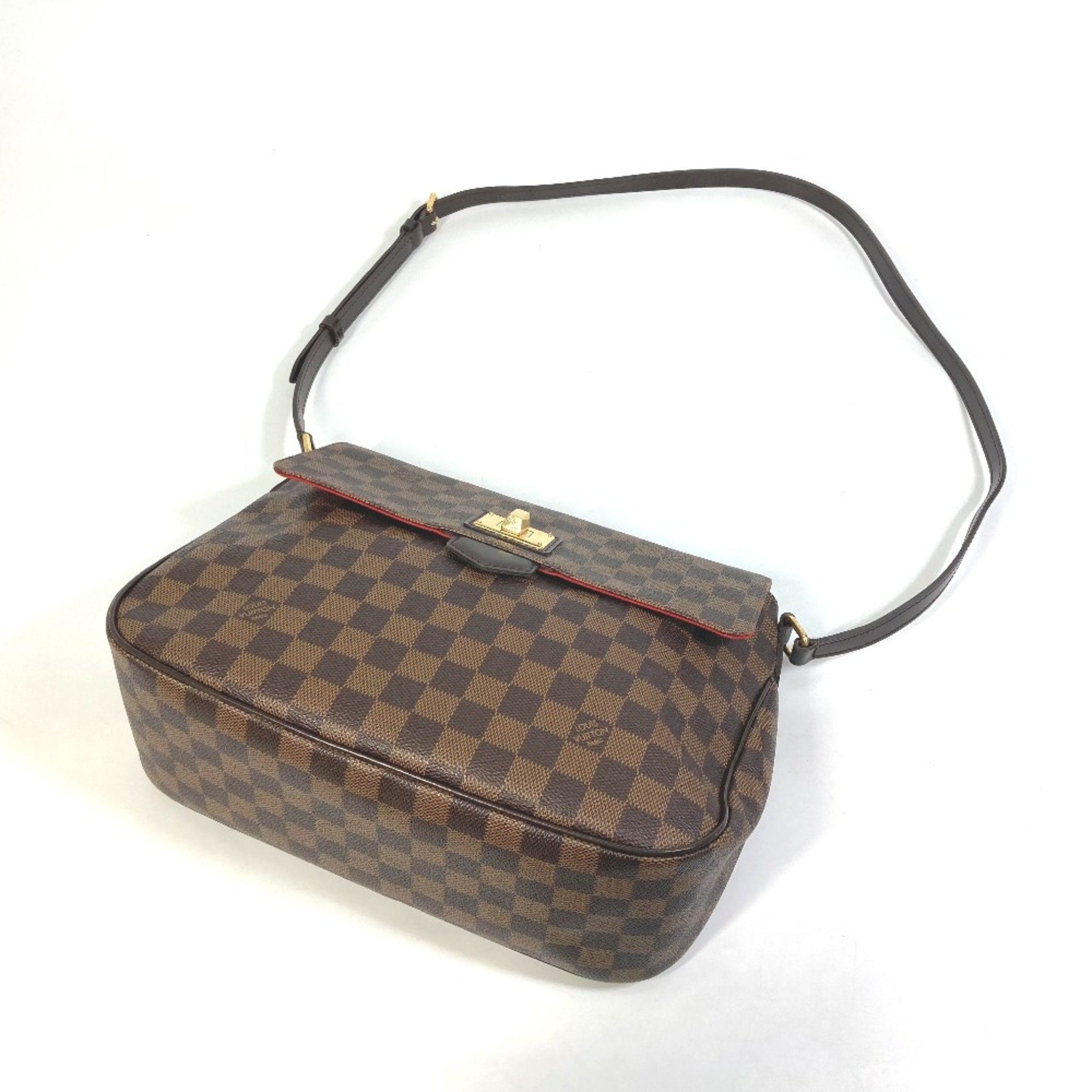 Louis Vuitton N41178 Damier Bag Shoulder Bag Brown GoldHardware