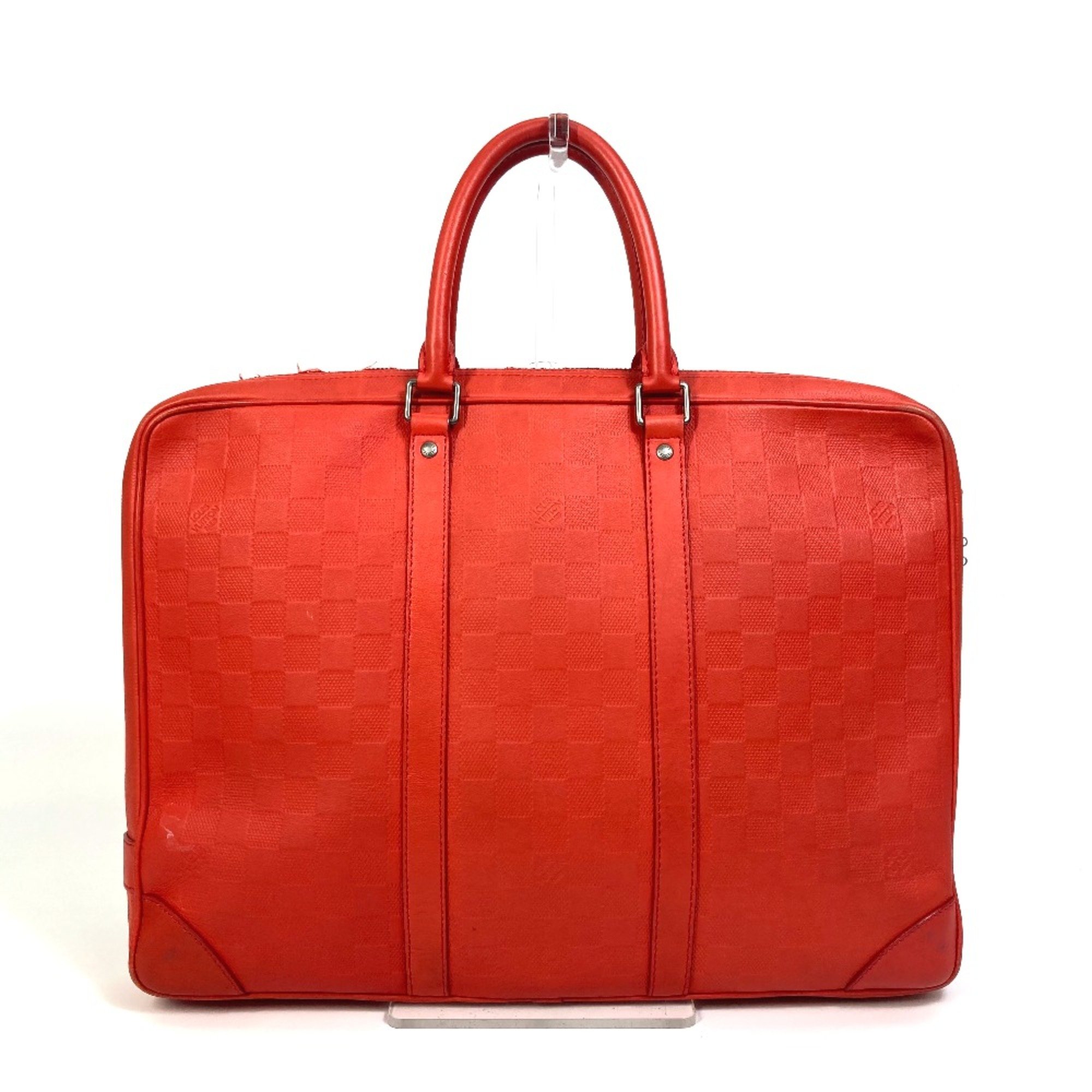 Louis Vuitton M56004 Business Bag Hand Bag Bag Damier Infini Briefcase Cremontine Orange