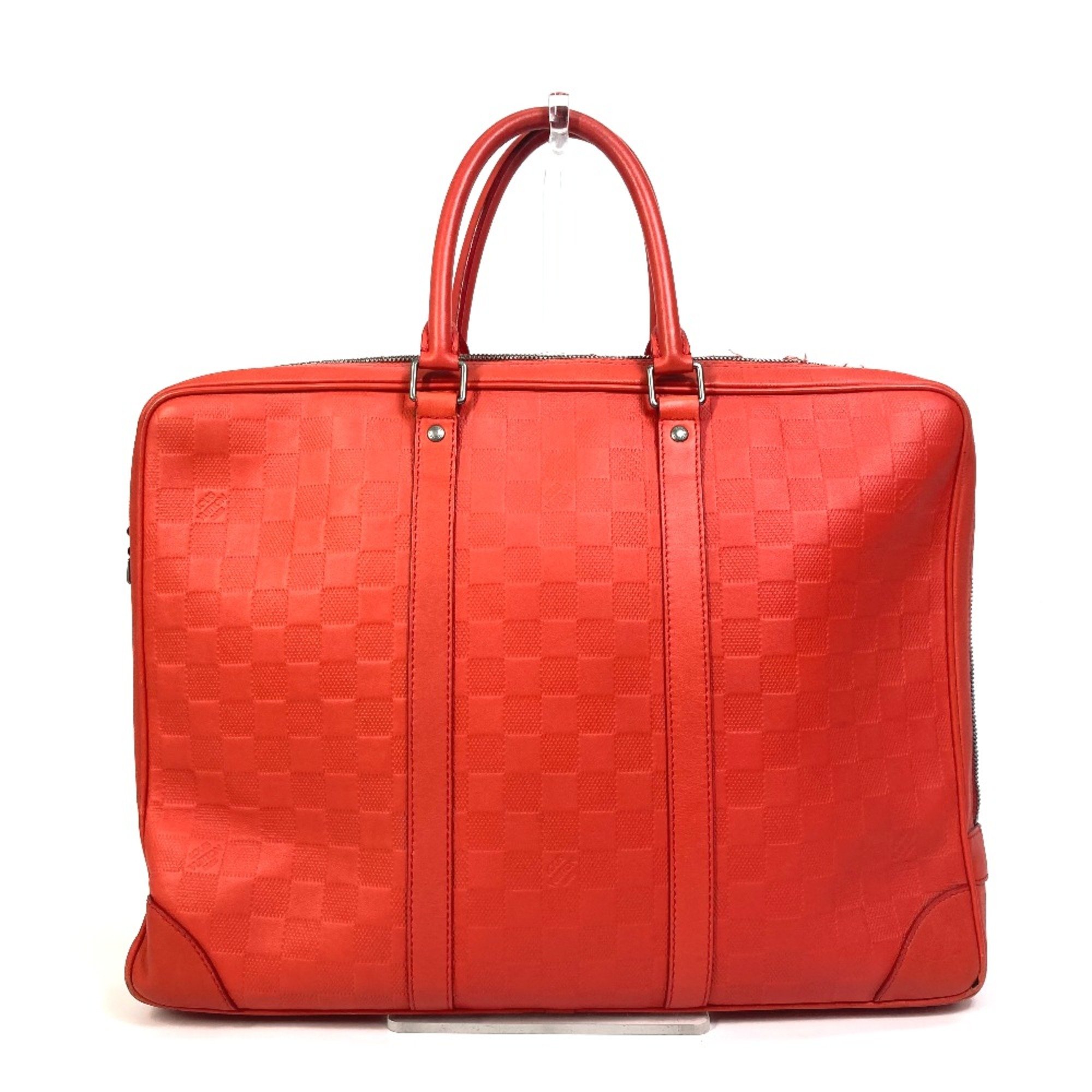 Louis Vuitton M56004 Business Bag Hand Bag Bag Damier Infini Briefcase Cremontine Orange