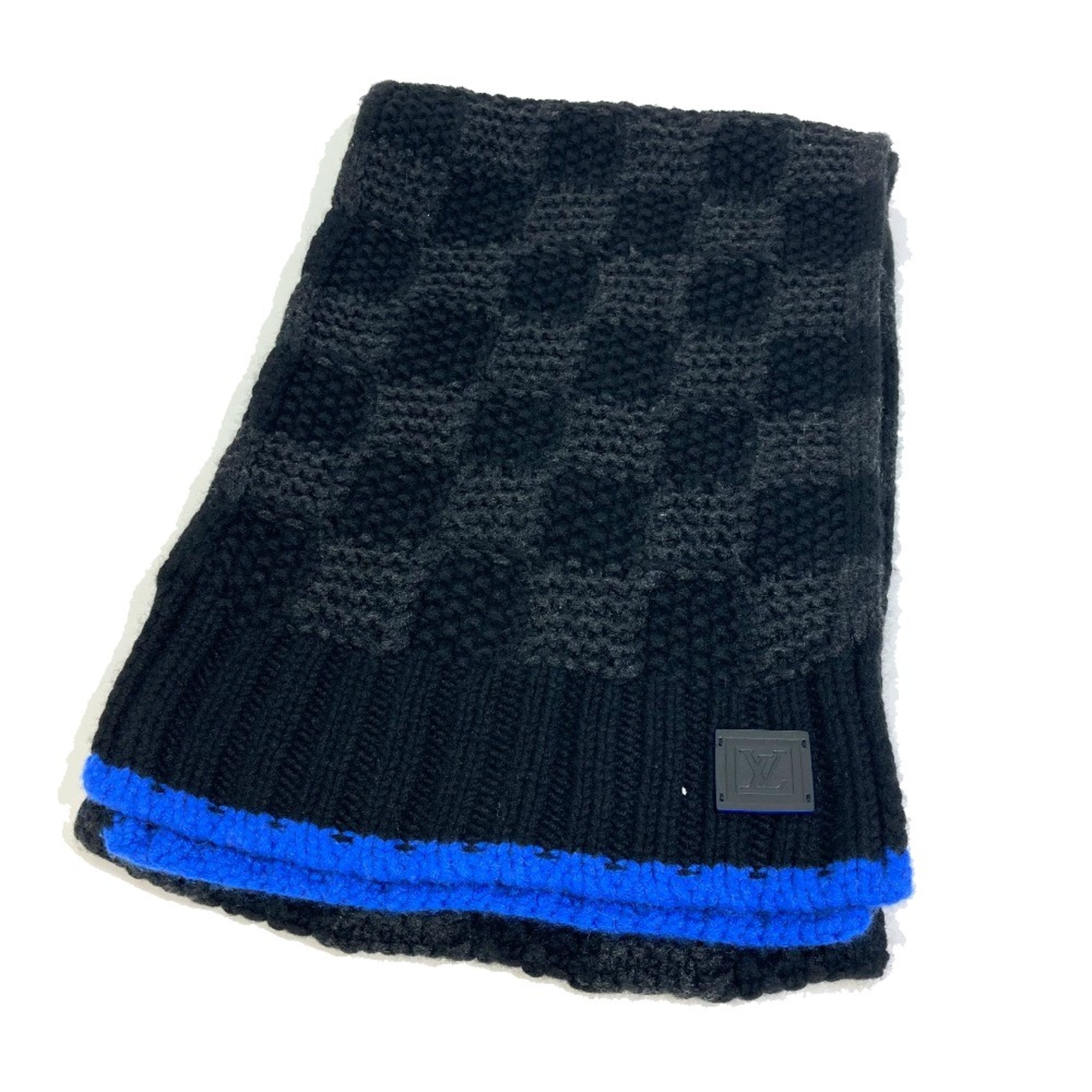 Louis Vuitton M70933 apparel LV Scarf Black x blue