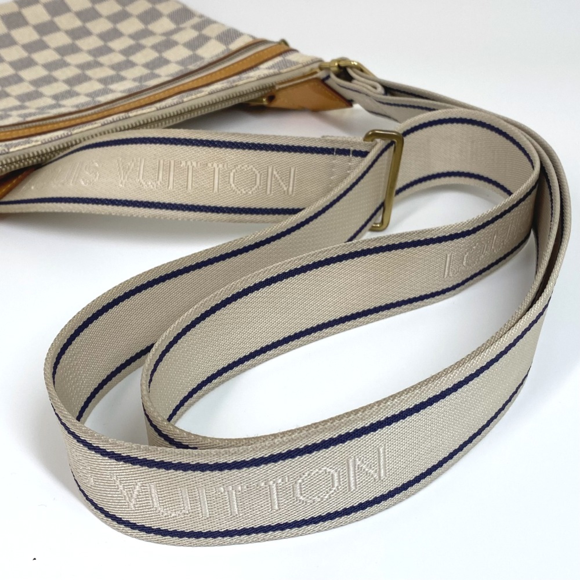 Louis Vuitton N51112 Damier Azur bag Crossbody crossbody Shoulder Bag Azur White