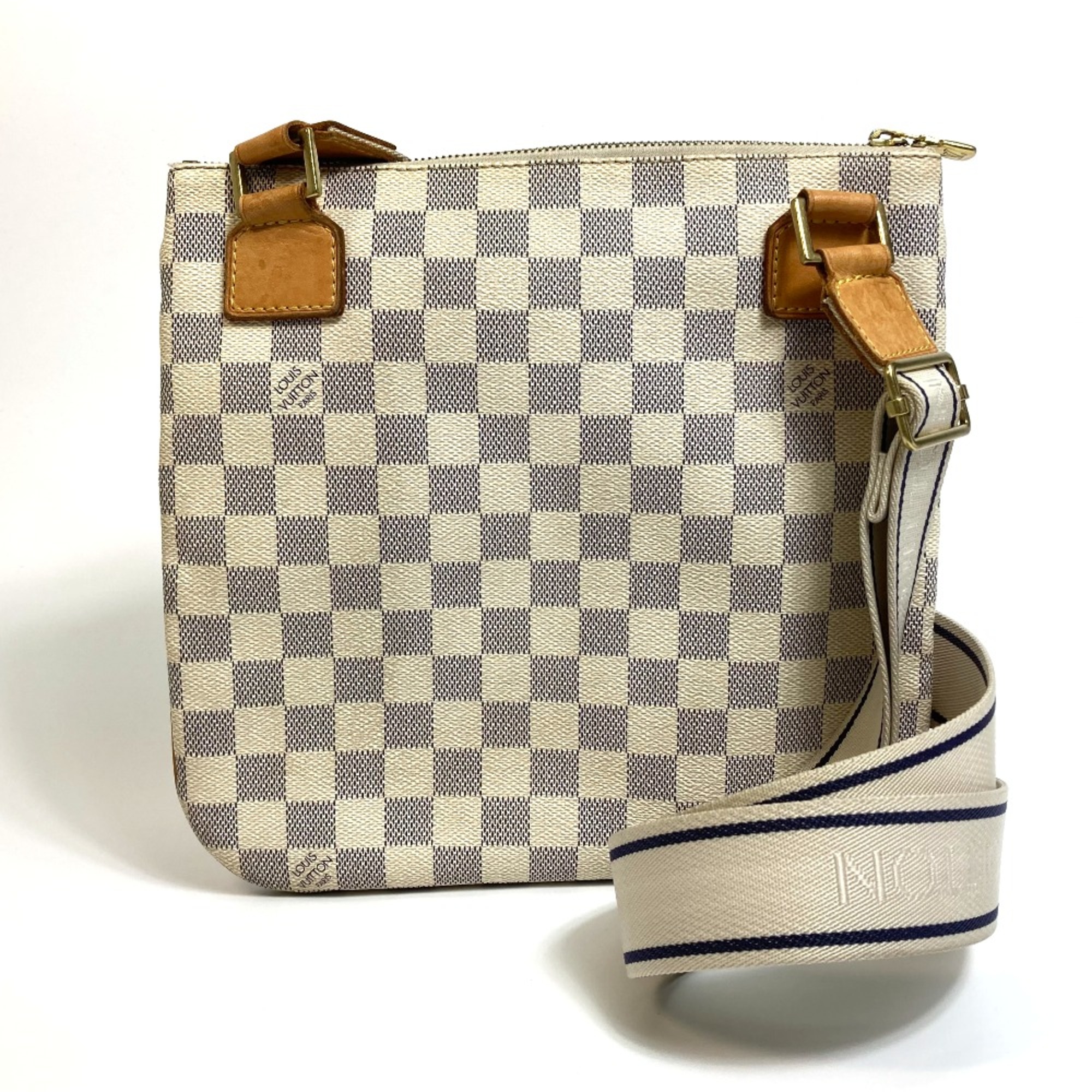 Louis Vuitton N51112 Damier Azur bag Crossbody crossbody Shoulder Bag Azur White