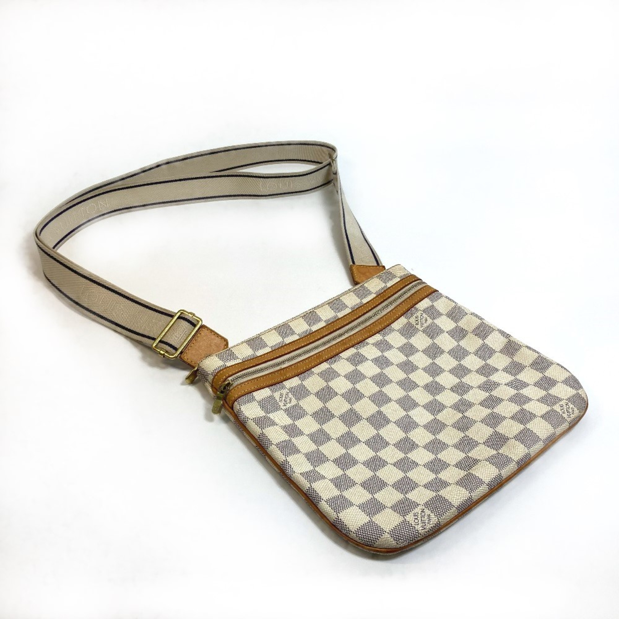 Louis Vuitton N51112 Damier Azur bag Crossbody crossbody Shoulder Bag Azur White