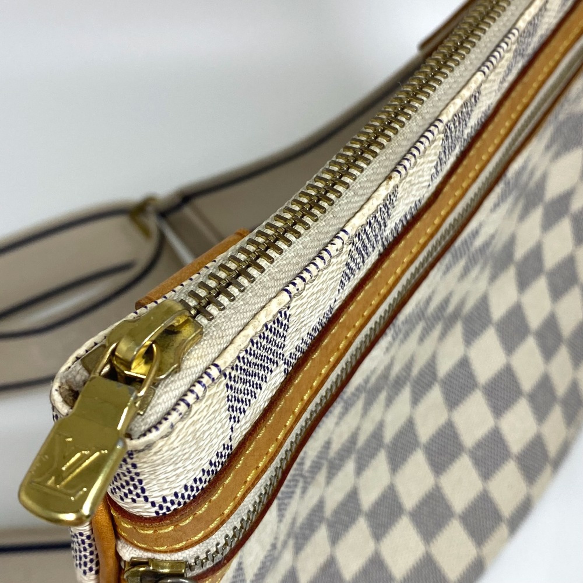 Louis Vuitton N51112 Damier Azur bag Crossbody crossbody Shoulder Bag Azur White