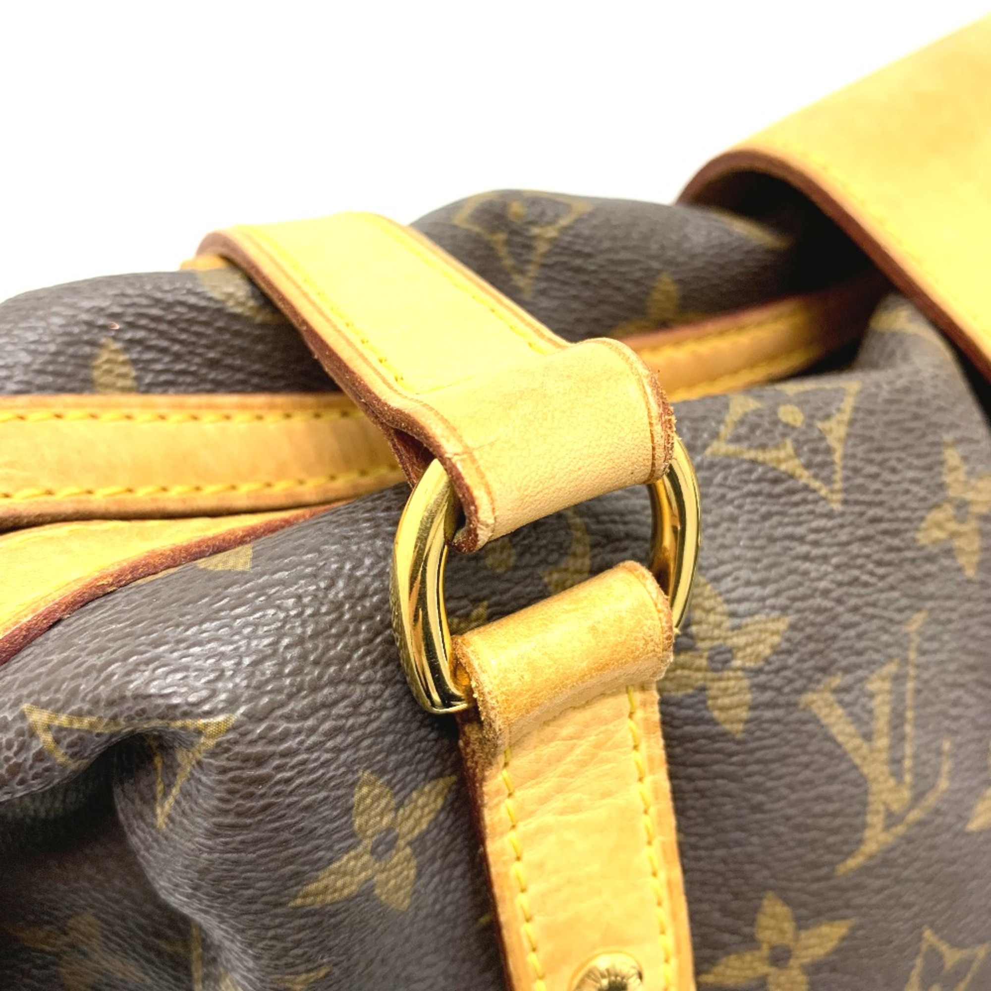 Louis Vuitton M51186 Monogram Shoulder Bag Brown