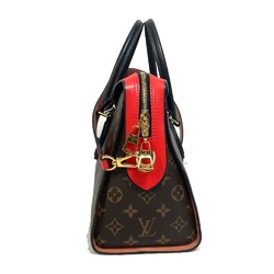 Louis Vuitton M43795 Monogram 2WAY Shoulder Bag Tote Bag Kabuki Brown Red