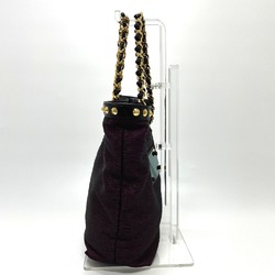 Louis Vuitton Hand Bag Bag Chain Tote Bag Purple/Black GoldHardware