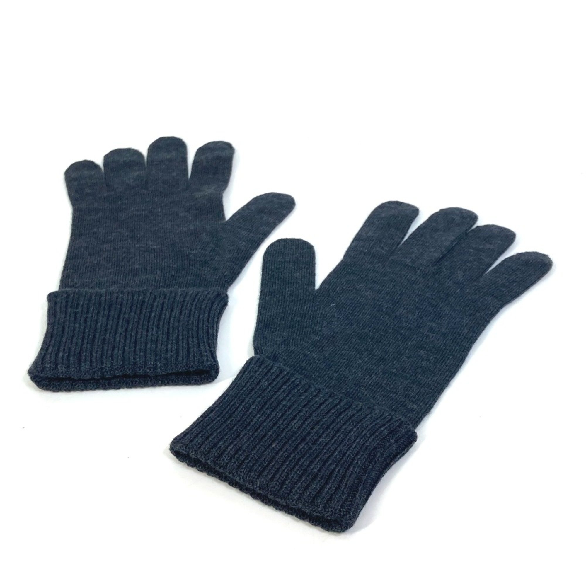 Louis Vuitton gloves LV logo gloves Gray Based Blue Based