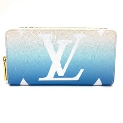 Louis Vuitton M80360 Monogram Giant Zippy Wallet Long Wallet blue