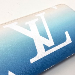 Louis Vuitton M80360 Monogram Giant Zippy Wallet Long Wallet blue