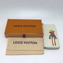 Louis Vuitton M80337 Zippy Wallet Vertical LV friend Long Wallet White