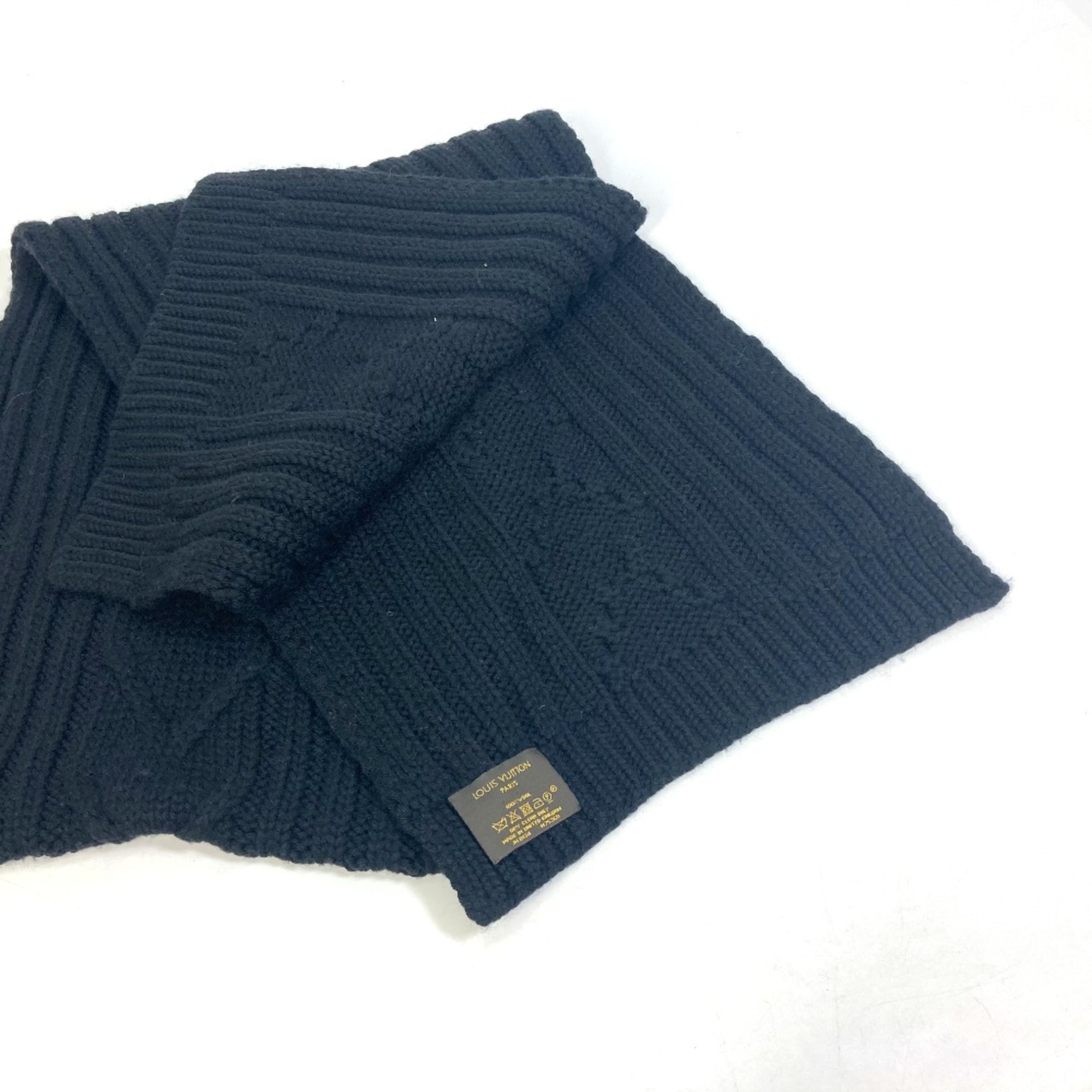 Louis Vuitton M75368 Cable knit Scarf Navy