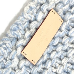 Louis Vuitton M70433 Braid Scarf Light blue IvoryBased