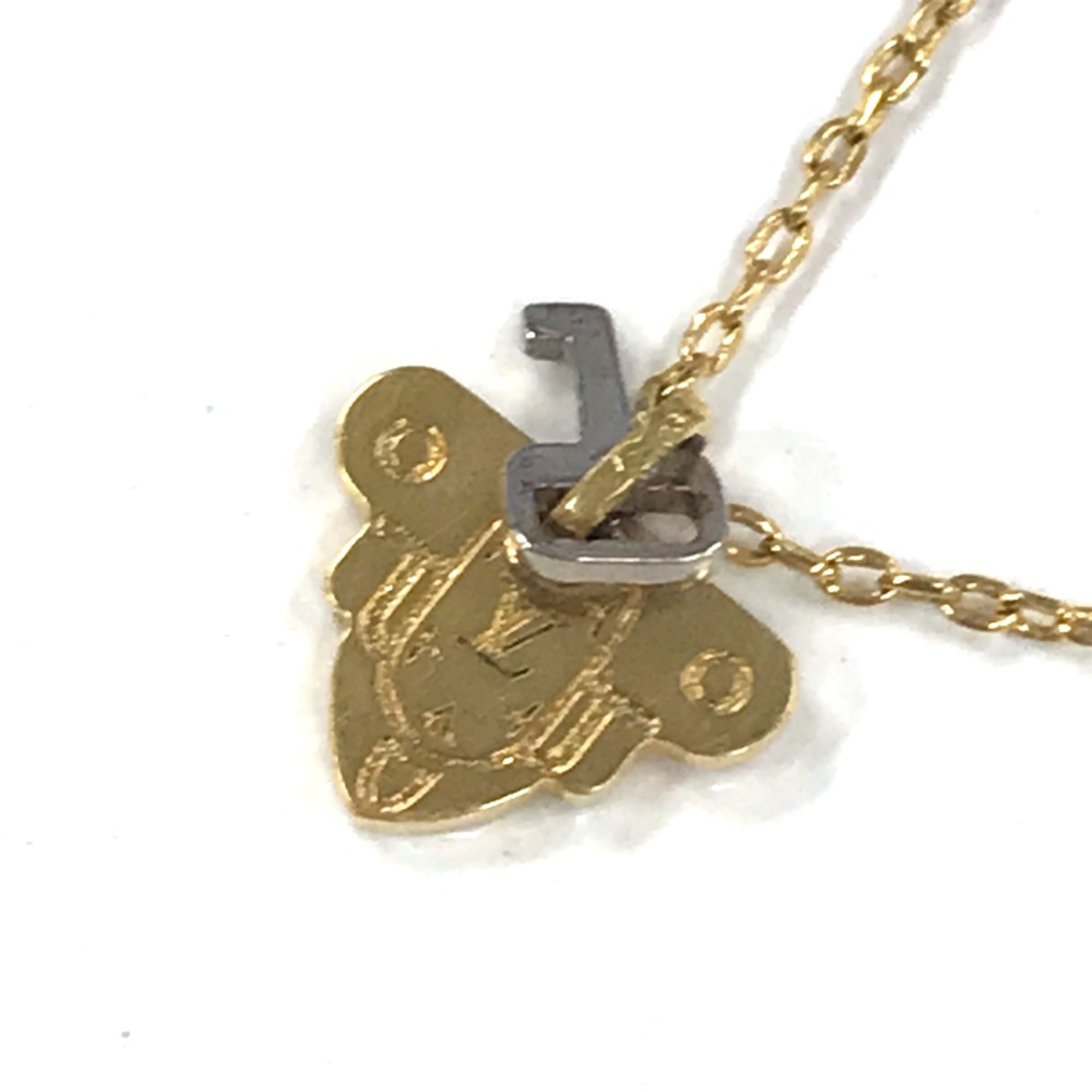 Louis Vuitton M62809 key motif Accessories Pendant Necklace Gold