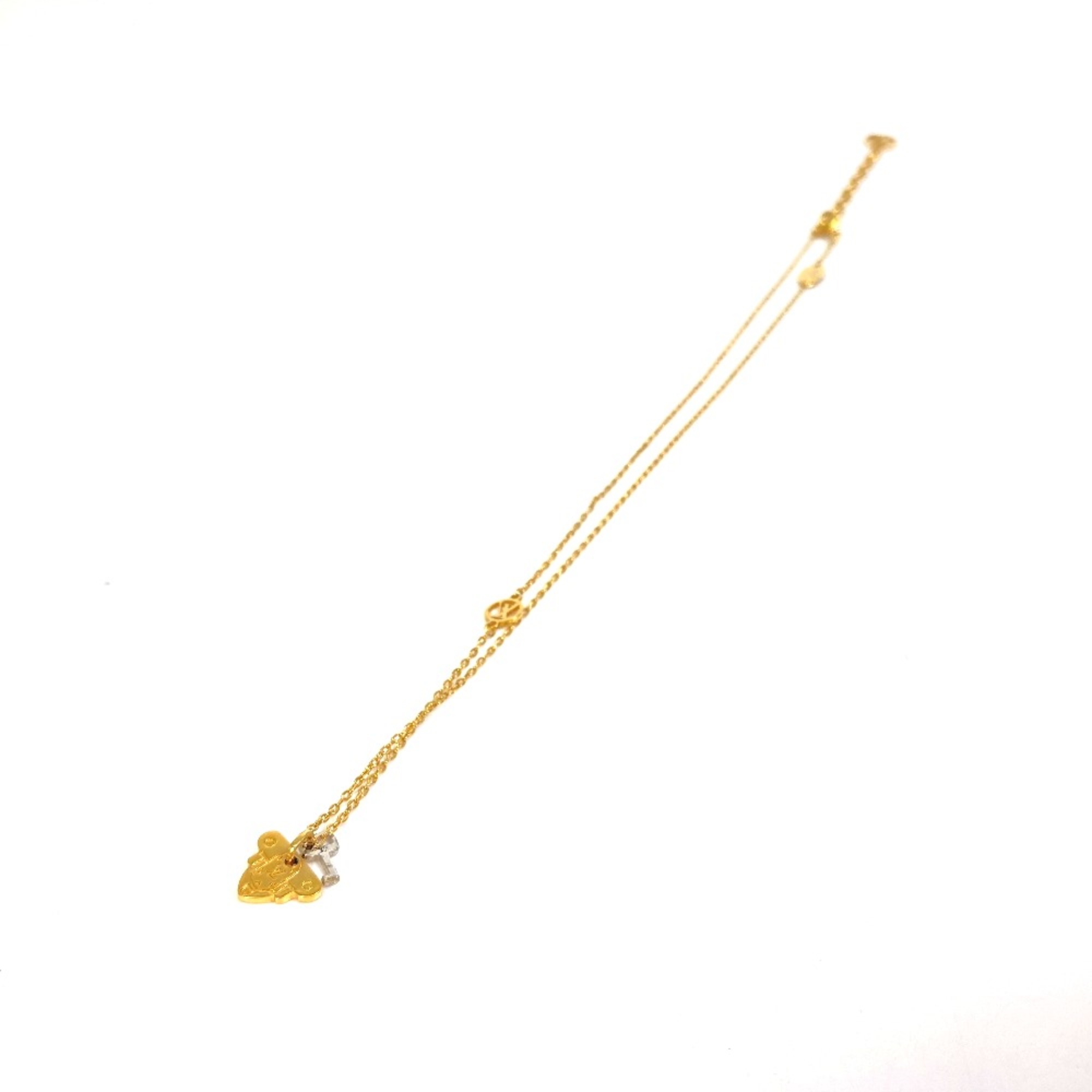 Louis Vuitton M62809 key motif Accessories Pendant Necklace Gold