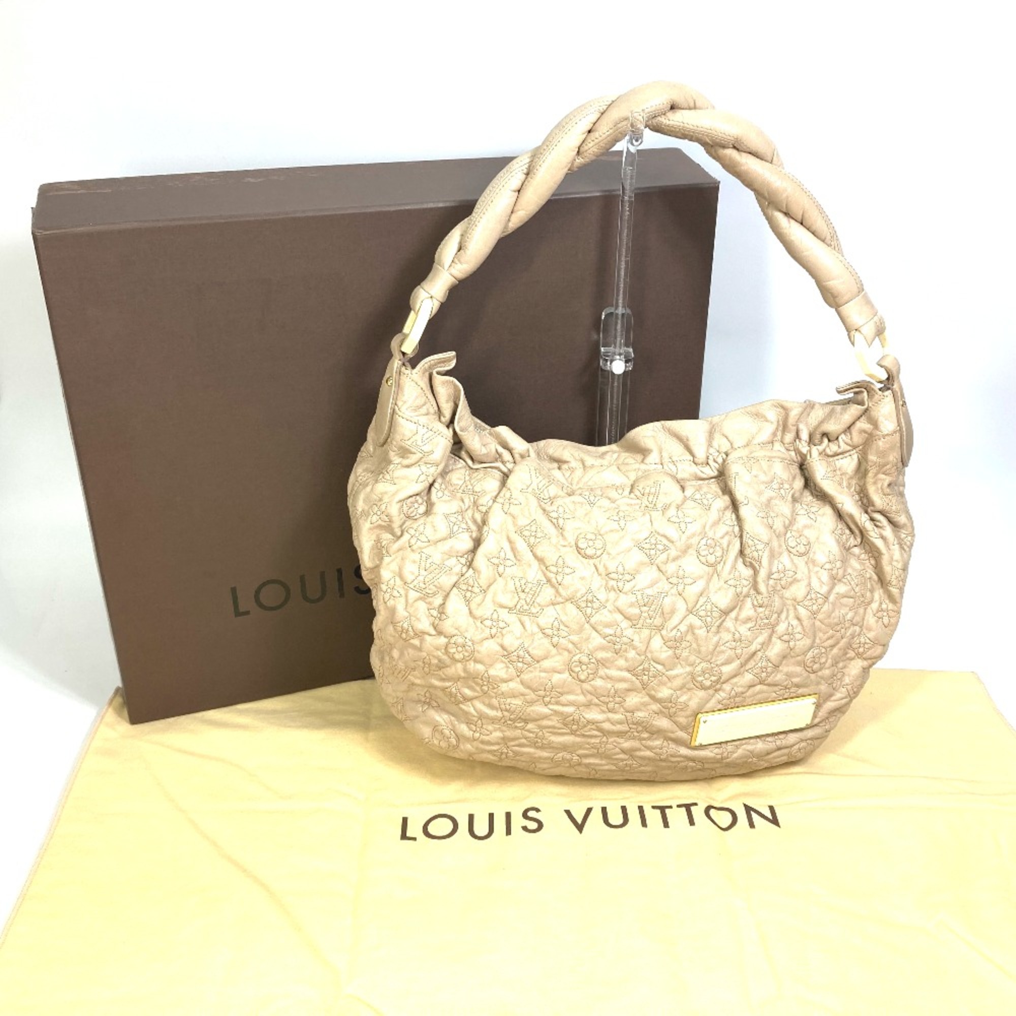 Louis Vuitton M95423 Monogram o lamp bag shawl Shoulder Bag Ecru Beige